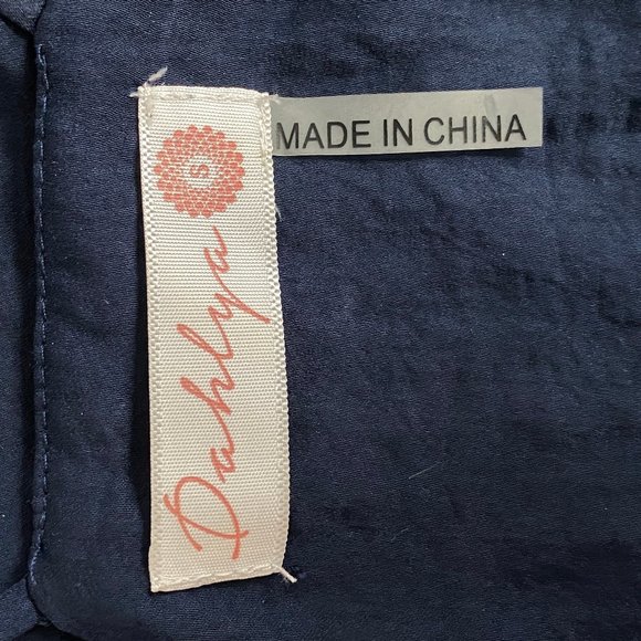 DAHLYA Navy Strappy Racerback Tank Top #Y03 - Picture 6 of 8